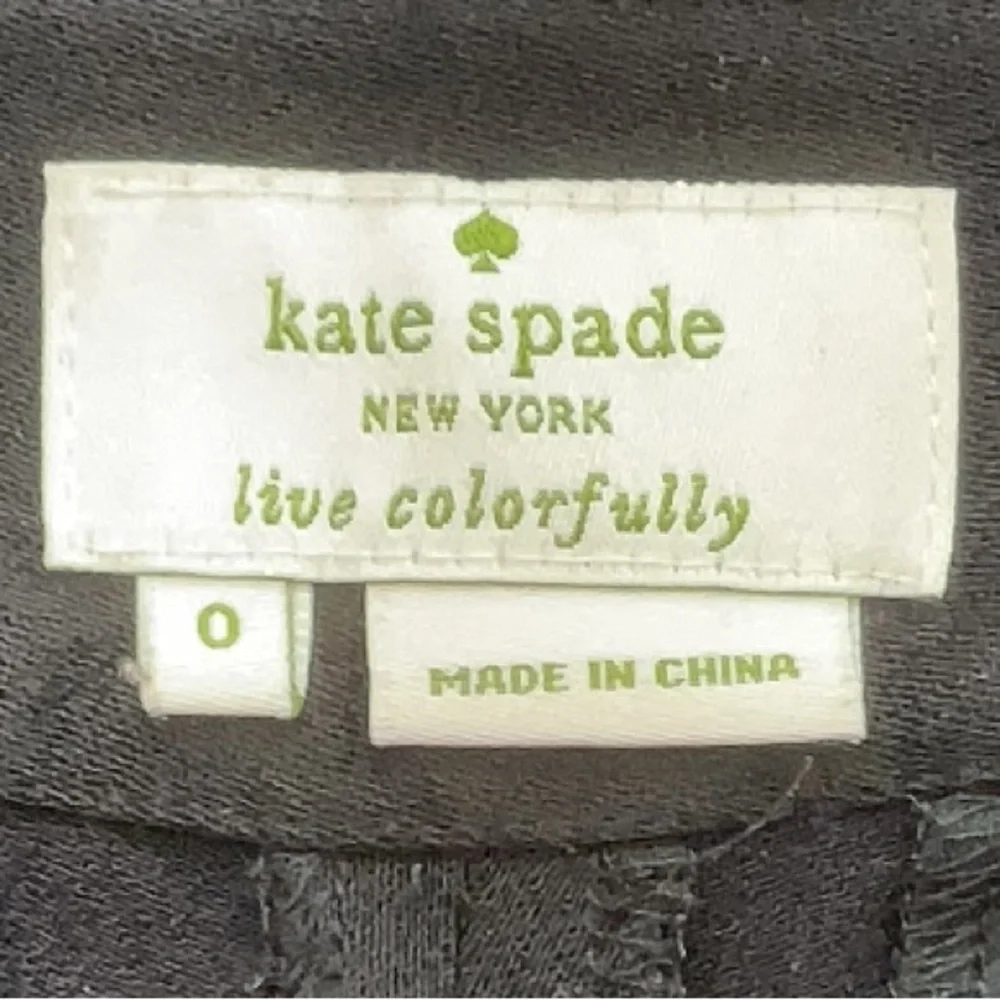 Kate Spade Classic Black Trousers 0 77